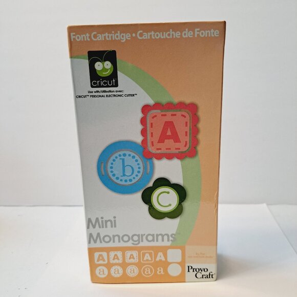 Cricut Mini Monograms Cricut Die Cut - Picture 5 of 15